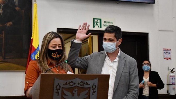 <p>Samir Abisambra nuevo presidente del Concejo de Bogotá</p>