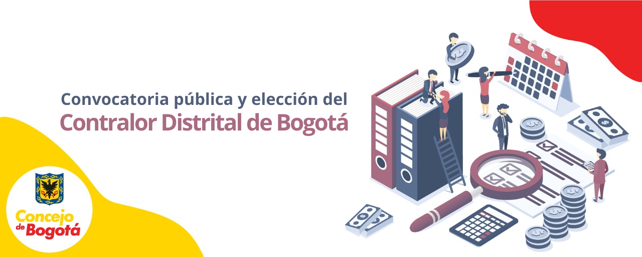 Imagen y enlace para ver Convocatoria pública y elección del Contralor Distrital de Bogotá