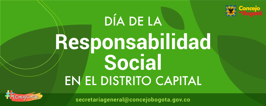 Imagen promocional de la convoctaria Reconocimiento a la Responsabilidad Social en el Distrito Capital 2022