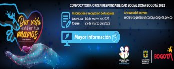 Orden Civil al Mérito Responsabilidad Social Dona Bogotá 2022