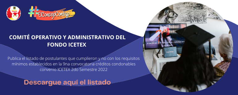 <p>9a Convocatoria créditos condonables convenio ICETEX 2do Semestre 2022</p>
