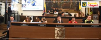 Avanza debate de control político sobre la seguridad en Bogotá