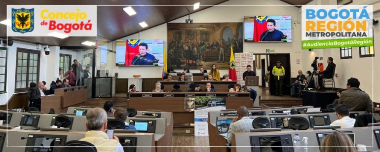 <p>Audiencia pública proyecto Región Metropolitana Bogotá – Cundinamarca: espacio de encuentro entre la ciudadanía y la administración distrital</p>