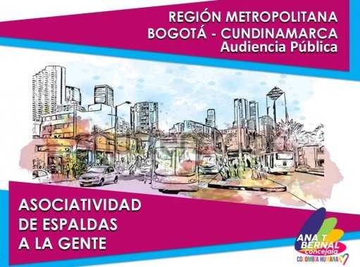 <p>La Concejala Ana Teresa Bernal se suma a la carta abierta al Concejo de Bogotá para que vote NO al inconveniente proyecto de región metropolitana</p>