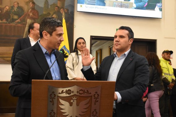 <p>Concejal Oscar Ramírez Vahos, nuevo segundo vicepresidente del Concejo de Bogotá</p>