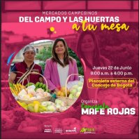 Mercados Campesinos regresan al Concejo de Bogotá