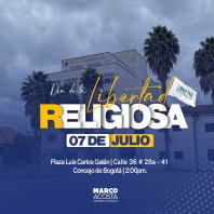 Bogotá izará la Bandera de Libertad Religiosa