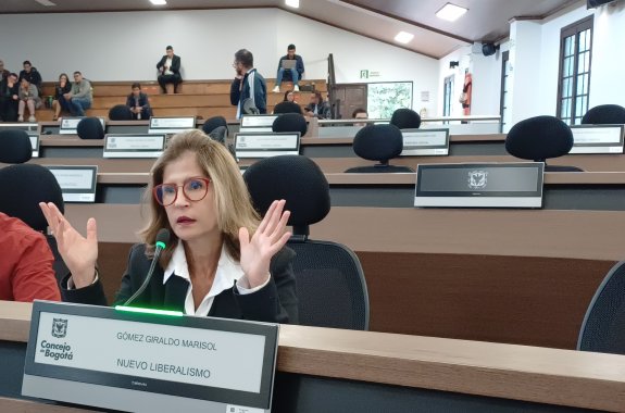 <p>Concejal Marisol Gómez apoya cambios que hará IDU para nuevos contratos de obras en Bogotá</p>