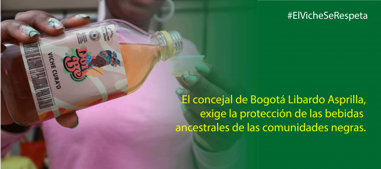 <p>El concejal de Bogotá Libardo Asprilla, exige la protección de las bebidas ancestrales de las comunidades negras</p>