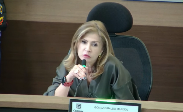 <p>Concejal Marisol Gómez votó No al presupuesto de Bogotá para 2024 </p>