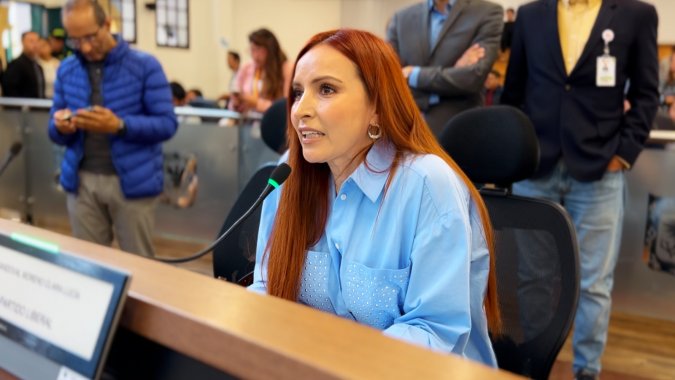 <p>Concejal Clara Lucía Sandoval le exige a Petro que rompa el silencio frente a la Represión en Venezuela</p>