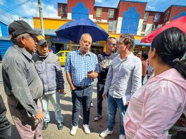 El concejal Jesús David Araque visitó las localidades de Ciudad Bolívar, Suba y Usaquén en un fin de semana de trabajo territorial