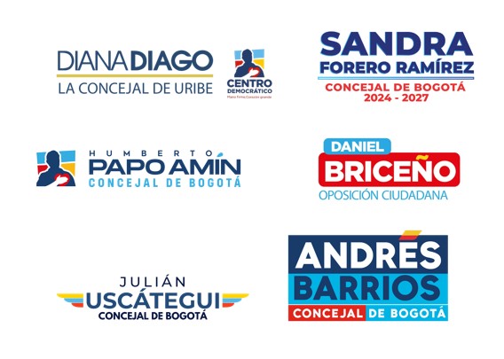 logos concejales del Centro Democrático