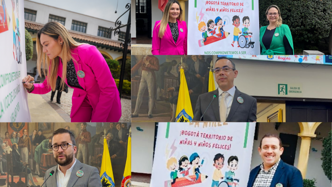 <p>Concejal María Clara Name, instaló la Bancada de la niñez en el Concejo de Bogotá</p>