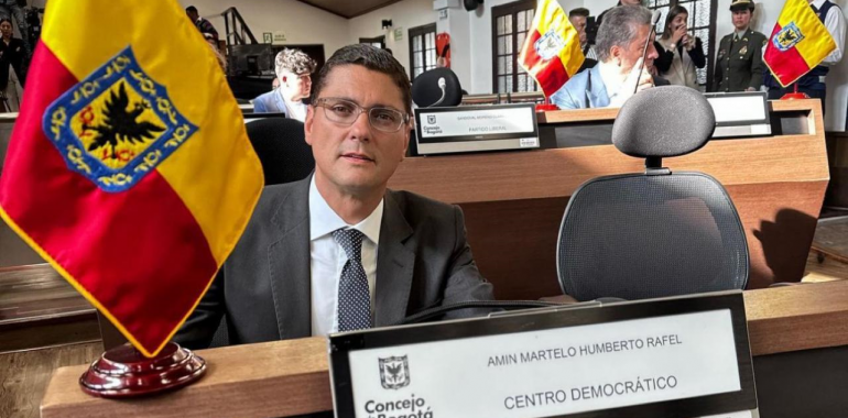 <p>Concejal ‘Papo’ Amín promueve el fortalecimiento de la seguridad en Bogotá</p>