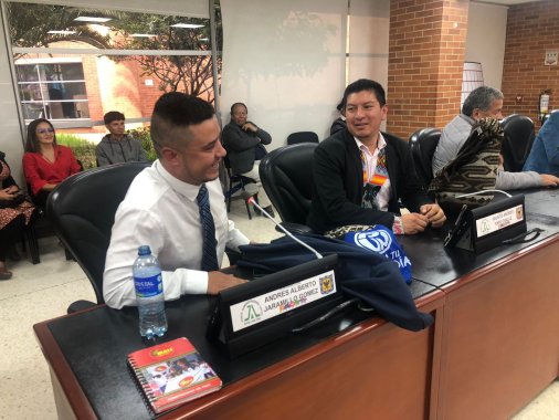 <p>Localidad de Rafael Uribe Uribe cuenta con nuevo Edil. Concejal Taita Oscar Bastidas Jacanamijoy acompañó la posesión de Andrés Jaramillo</p>