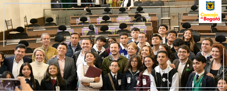 <p>Concejo de Bogotá celebra el Día del Cabildante Estudiantil reafirmando su compromiso con la educación</p>