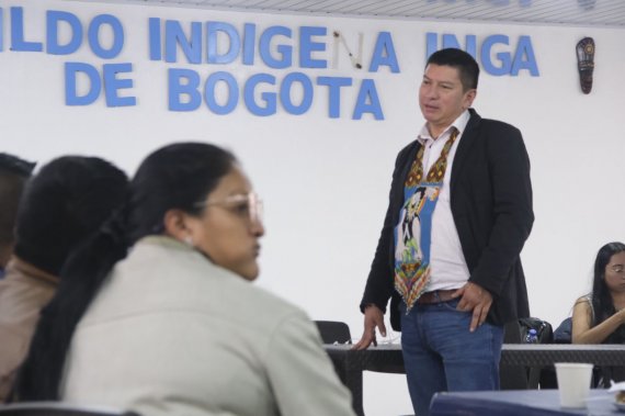 <p>“Socializamos con los pueblos étnicos de Bogotá, los avances que obtuvimos en el PDD, donde nos aprobaron 23 artículos con enfoque étnico”, Concejal Taita Oscar Bastidas Jacanamijoy</p>