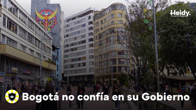 <p>Bogotá no confía en su Gobierno</p>