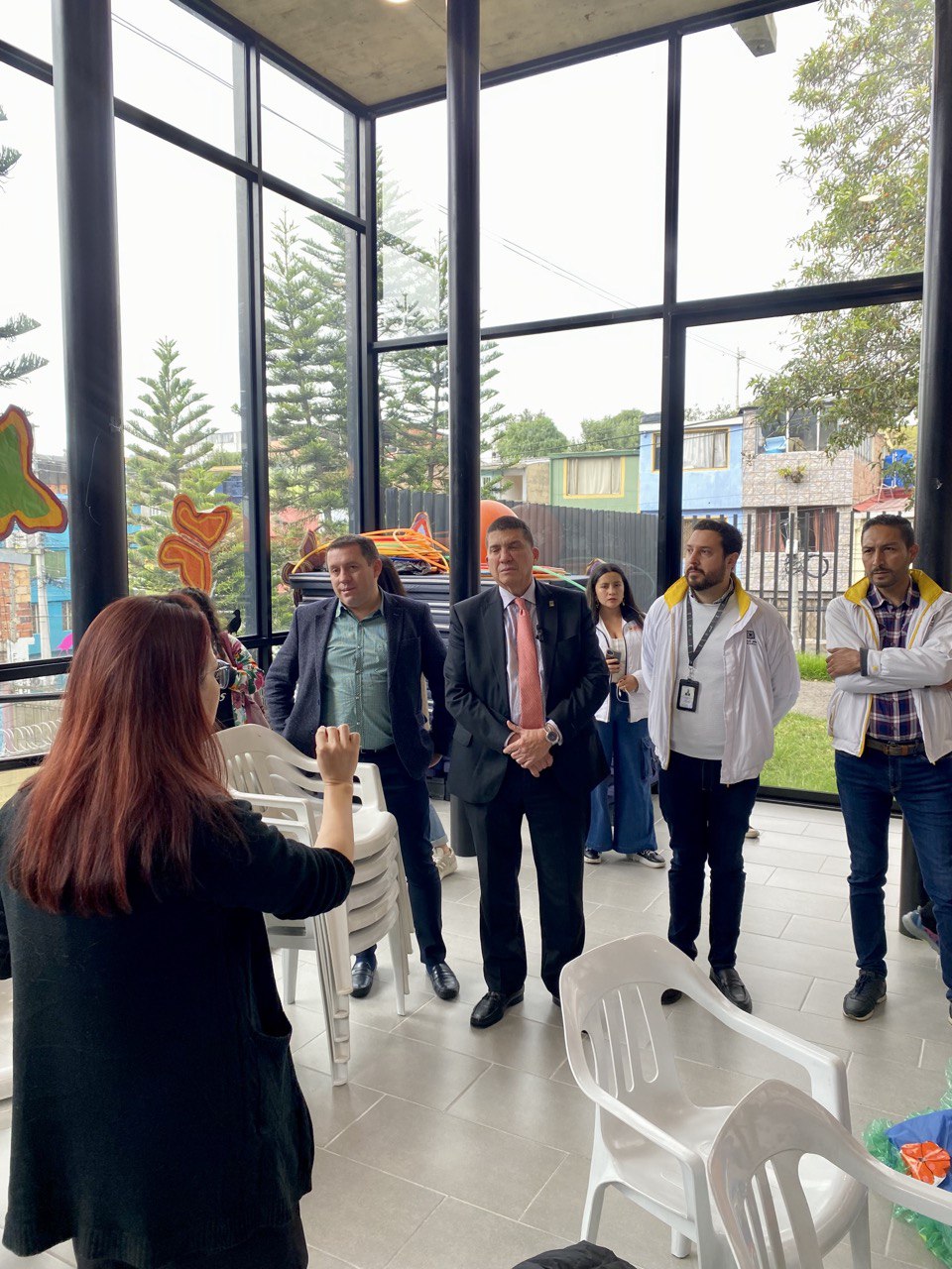 en esta fotografía los concejales Armando y César García en el evento