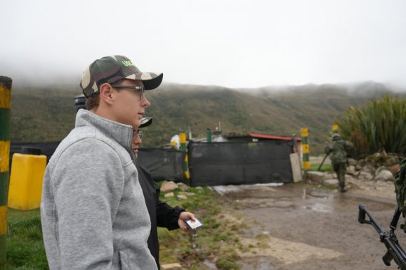 <p>Concejal Uscátegui visitó la localidad de Sumapaz luego de las amenazas de las disidencias de las FARC en contra de la población del sector</p>