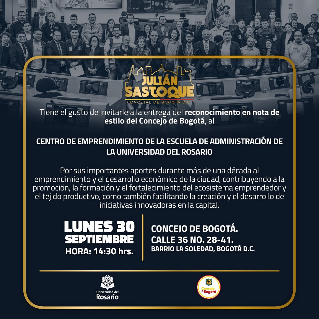 Imagen de invitación a la entrega de nota de estilo el lunes 30 de septiembre de 2024 a las 14:30