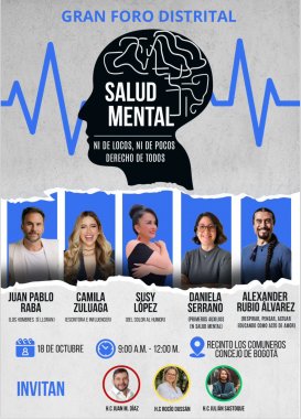 <p>Agéndese: Gran Foro Distrital por la Salud Mental: Ni de locos, ni de pocos, derecho de todos</p>