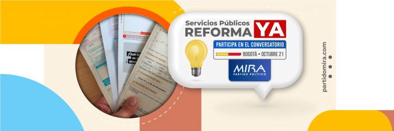 <p>Partido MIRA inicia en Bogotá, ciclo de Conversatorios sobre Servicios Públicos Domiciliarios</p>