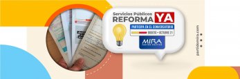 Partido MIRA inicia en Bogotá, ciclo de Conversatorios sobre Servicios Públicos Domiciliarios