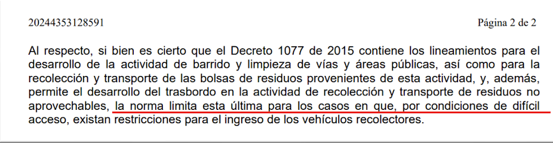 Fotografía de "Fragmento de concepto de la Superintendencia de Servicios Públicos.