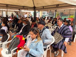 Con la presencia del concejal taita Oscar Bastidas Jacanamijoy, se conmemoró el día de la resistencia de los pueblos indigenas, víctimas del conflico armado en Bogotá