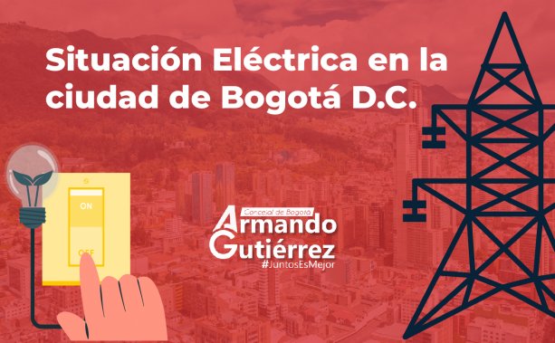 <p>Situación Eléctrica en la ciudad de Bogotá D.C.</p>