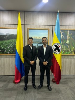 <p>Concejal Julián Forero y gobernador de Cundinamarca Jorge Emilio Rey revisan el estado de la seguridad vial en los municipios aledaños a Bogotá</p>