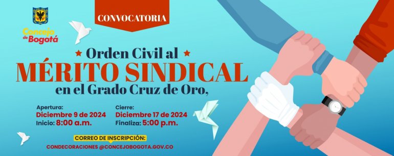 <p>Orden Civil al Mérito Sindical 2024</p>