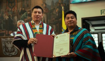 Grupo Putumayo ofreció un gran concierto musical en el marco del reconocimiento con Nota de Estilo, promovido por el Concejal Taita Oscar Bastidas Jacanamijoy