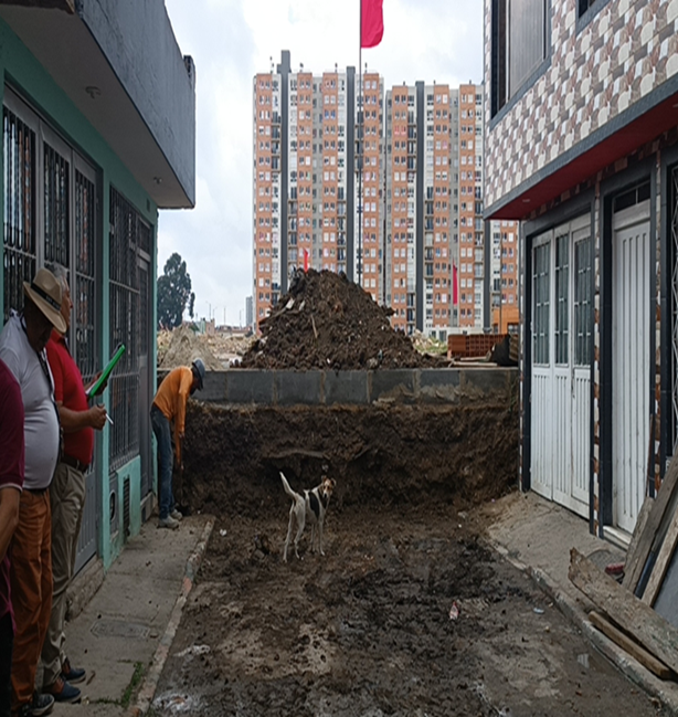 Fotografía en el que se aprecia el progreso de una obra