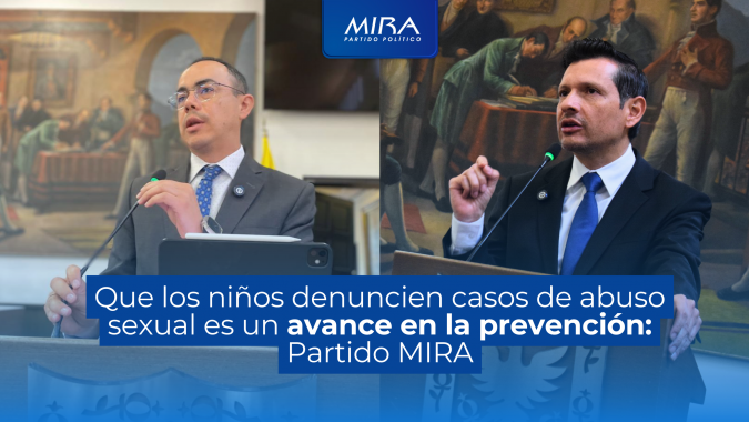 <p>Que los niños denuncien casos de abuso sexual es un avance en la prevención: Partido MIRA</p>