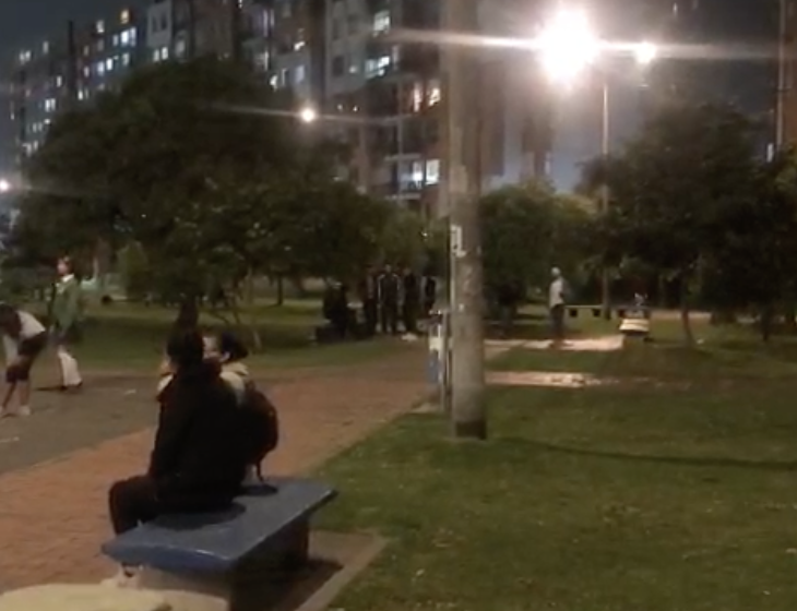 Fotografía titulada "Fragmento de video enviado por ciudadanos.