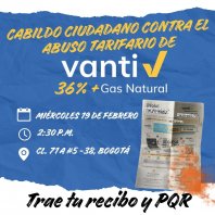 PQRtón contra el abuso de Vanti PQRtón contra el abuso de Vanti