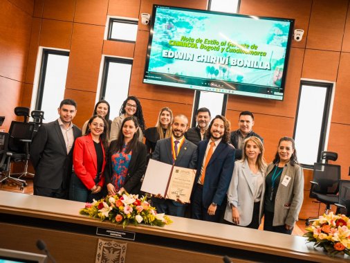<p>El Concejo de Bogotá entrega distinción a destacado líder gremial</p>