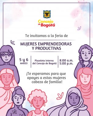 <p>Gran feria de mujeres emprendedoras en el Concejo de Bogotá</p>