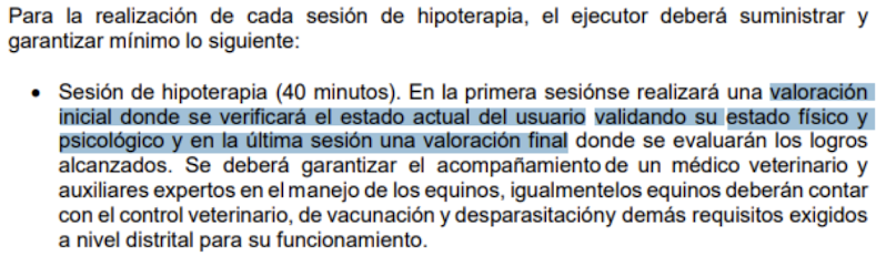 Imagen de pantallazo de estudio previo del contrato