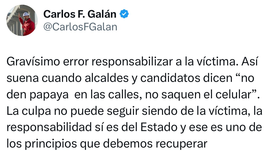 segunda Imagen de publicación de Carlos F Galán
