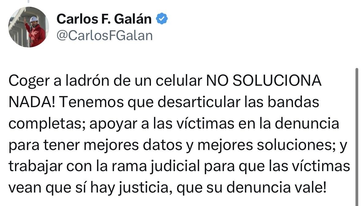 Imagen de publicación de Carlos F Galán