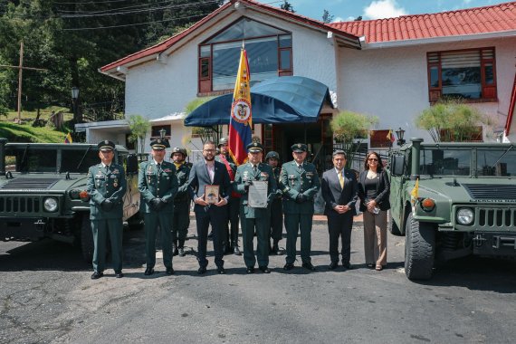 <p>Grupo de Caballería Mecanizado No. 10 Tequendama fue condecorado con Orden Civil al Mérito </p>