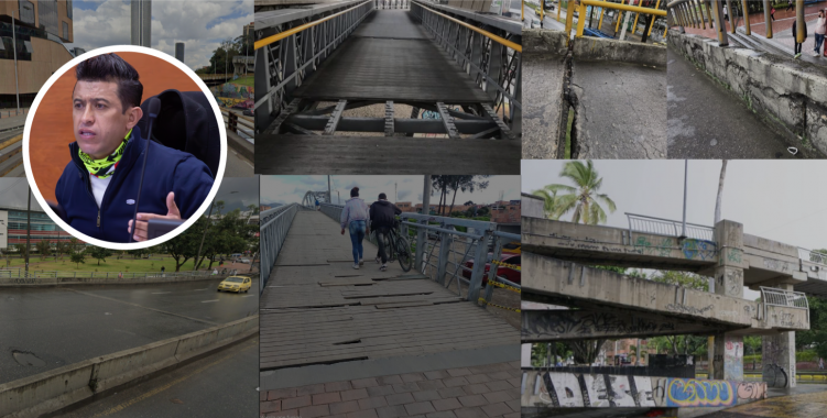 <p>“Son trampas mortales”: Concejal Julián Forero alerta sobre el preocupante estado de los puentes en Bogotá</p>