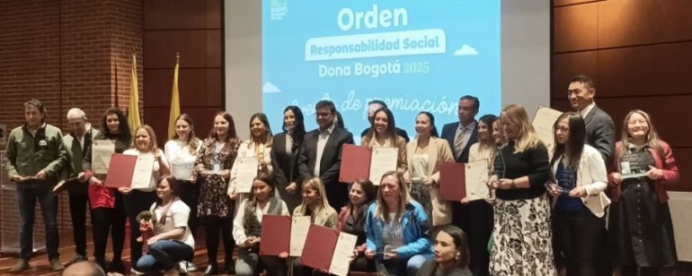 <p>Reconocimientos en marco de la orden Responsabilidad Social Dona Bogotá</p>