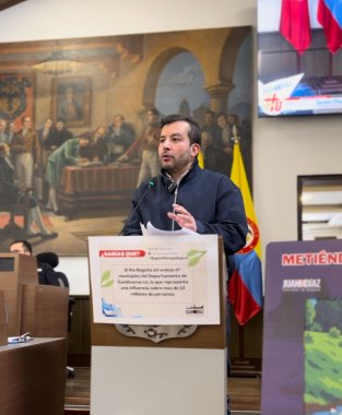 <p>Concejal Juan Manuel Díaz le pone la lupa a la descontaminación del río Bogotá con importante foro distrital</p>