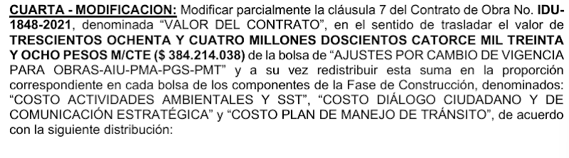 Imagen de la cuarta modificación