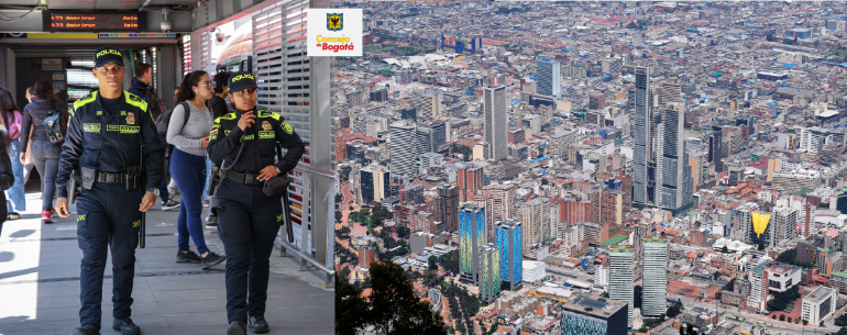 <p>Debate en el Concejo revela retos en seguridad, extorsión y videovigilancia en Bogotá </p>